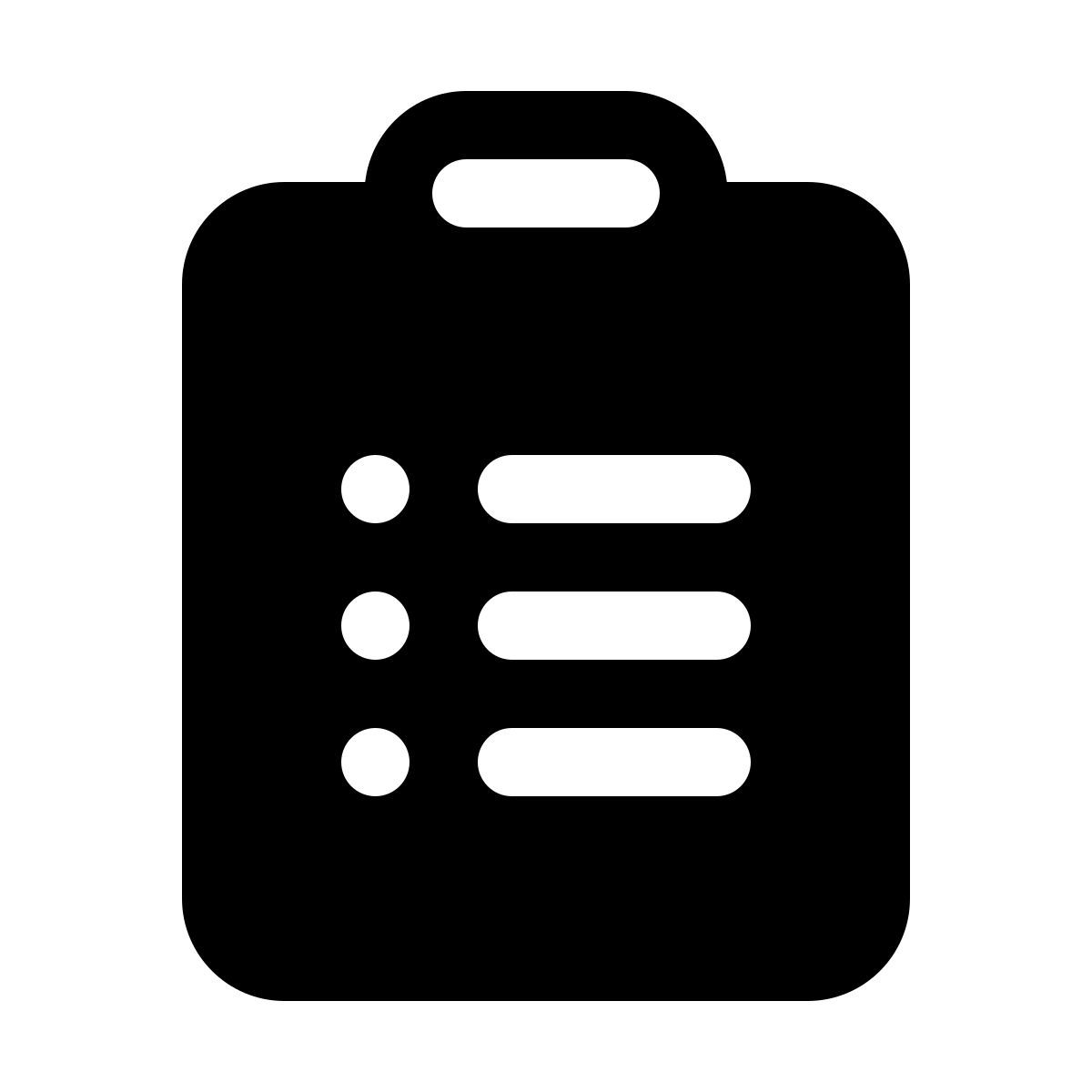 windows 11 outline style 剪贴板列表 icon