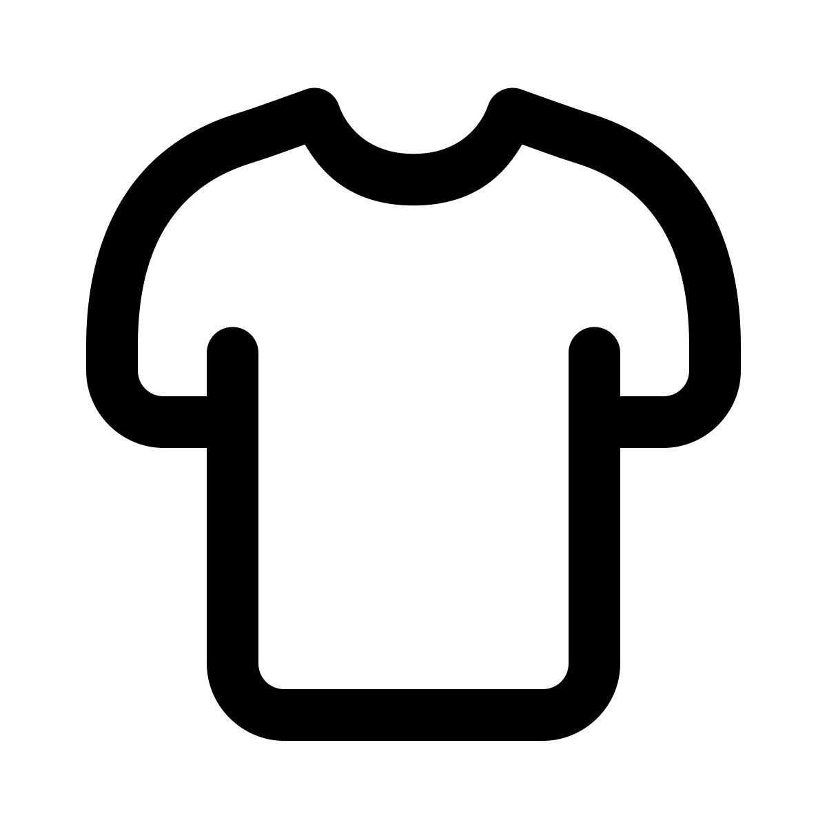 windows 11 outline style ropa icon