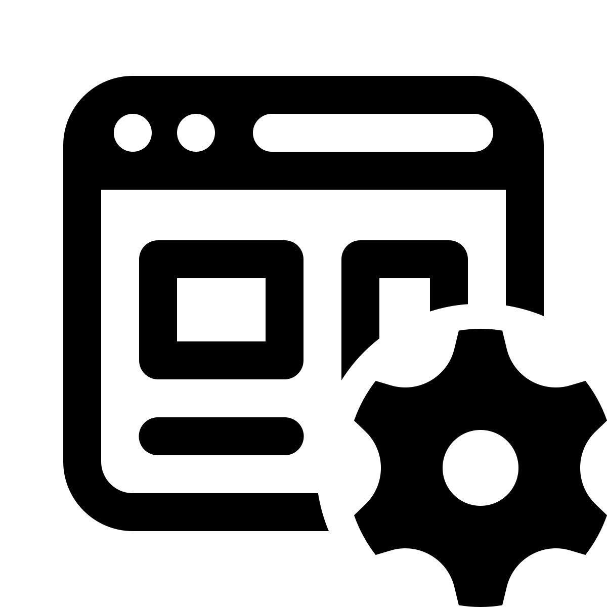 windows 11 outline style 管理系统 icon