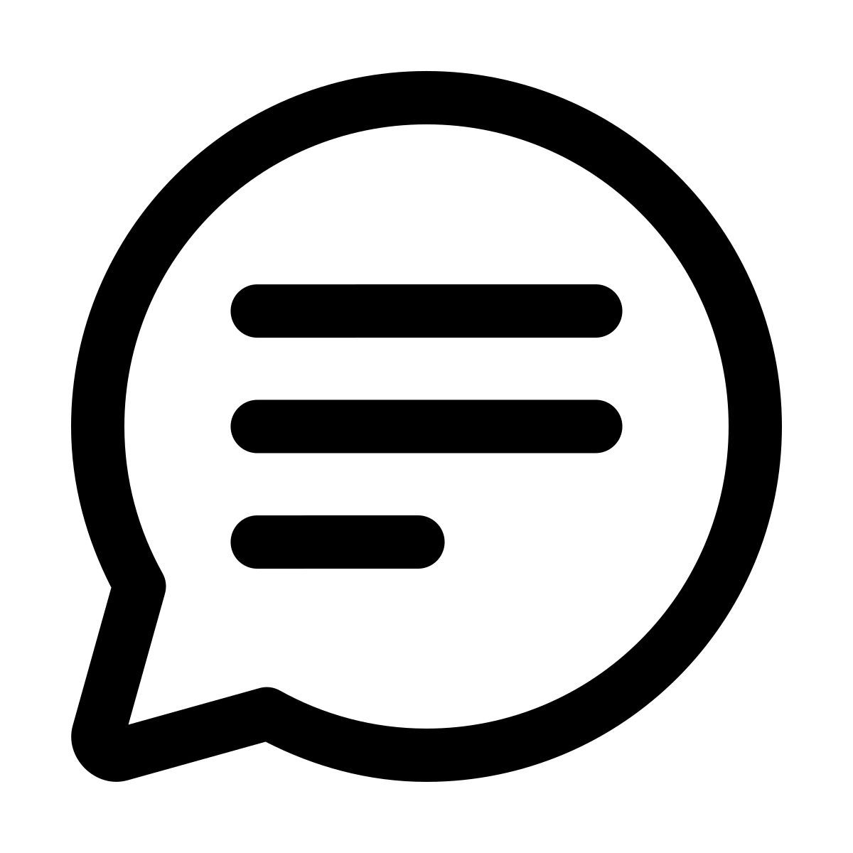 windows 11 outline style 评论 icon