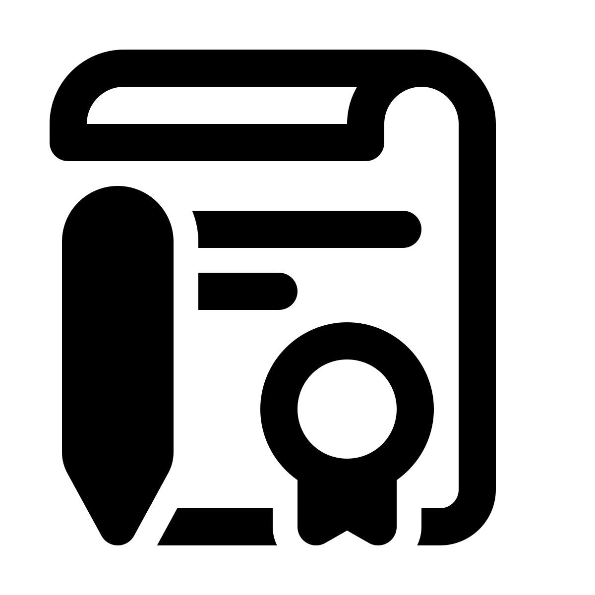 windows 11 outline style contrato de conclusión icon