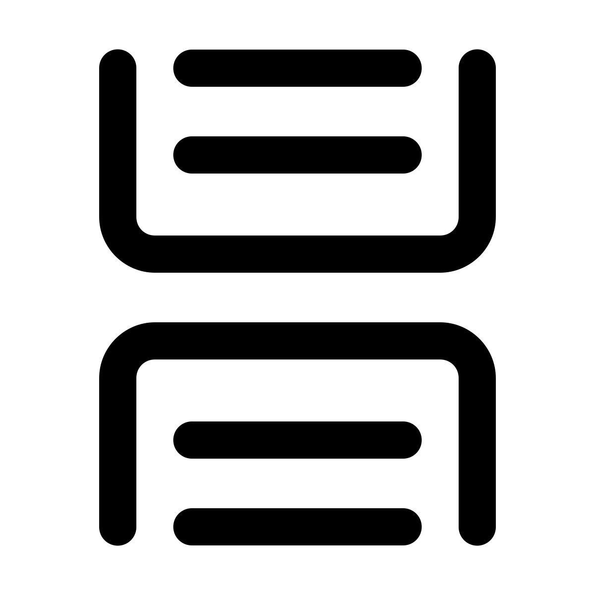 windows 11 outline style modalità continua icon