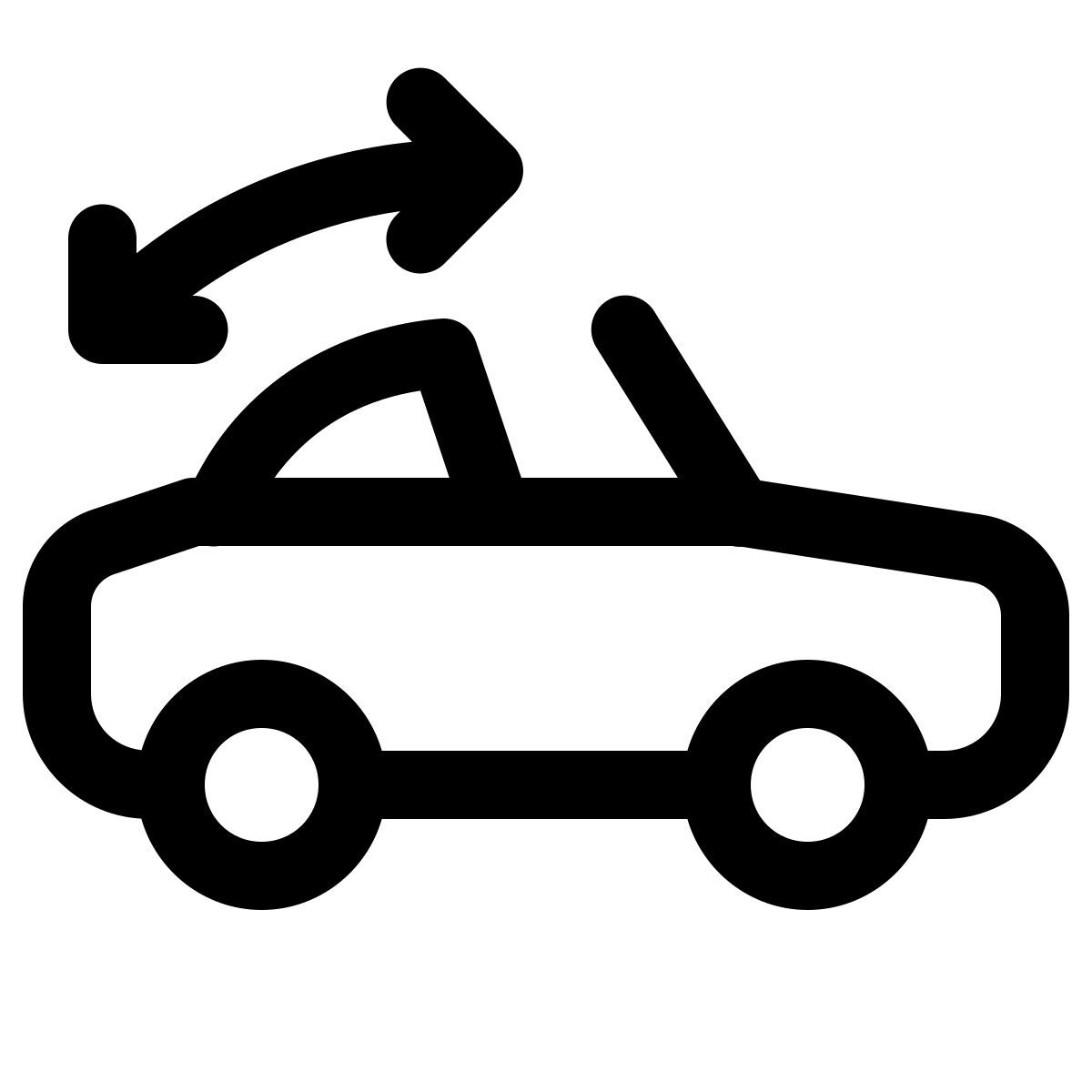 windows 11 outline style 敞篷车顶警告 icon