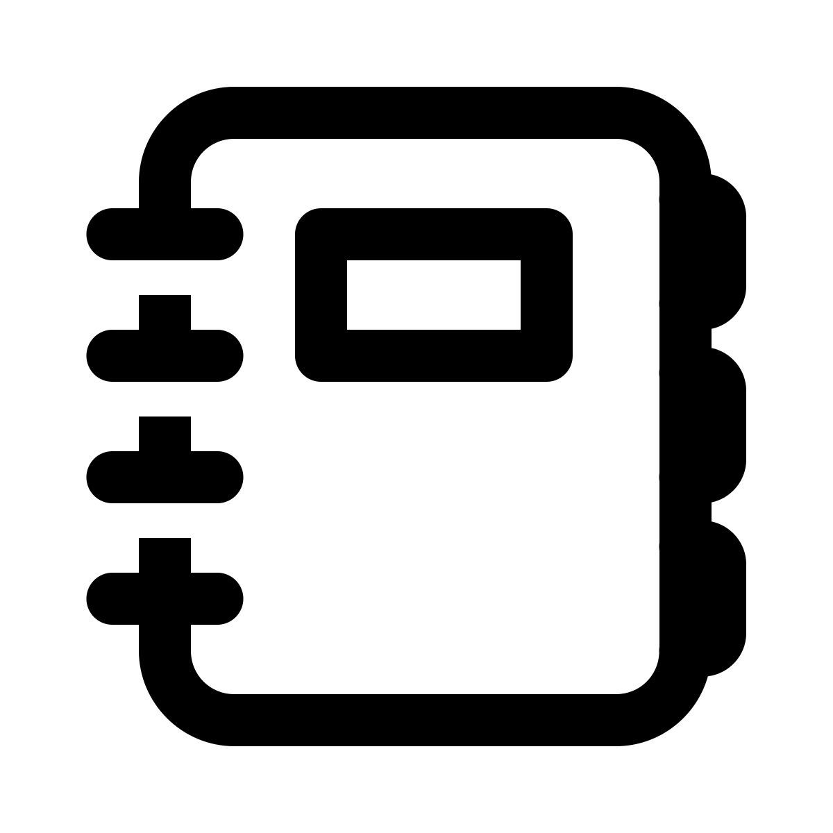 windows 11 outline style 复写簿 icon