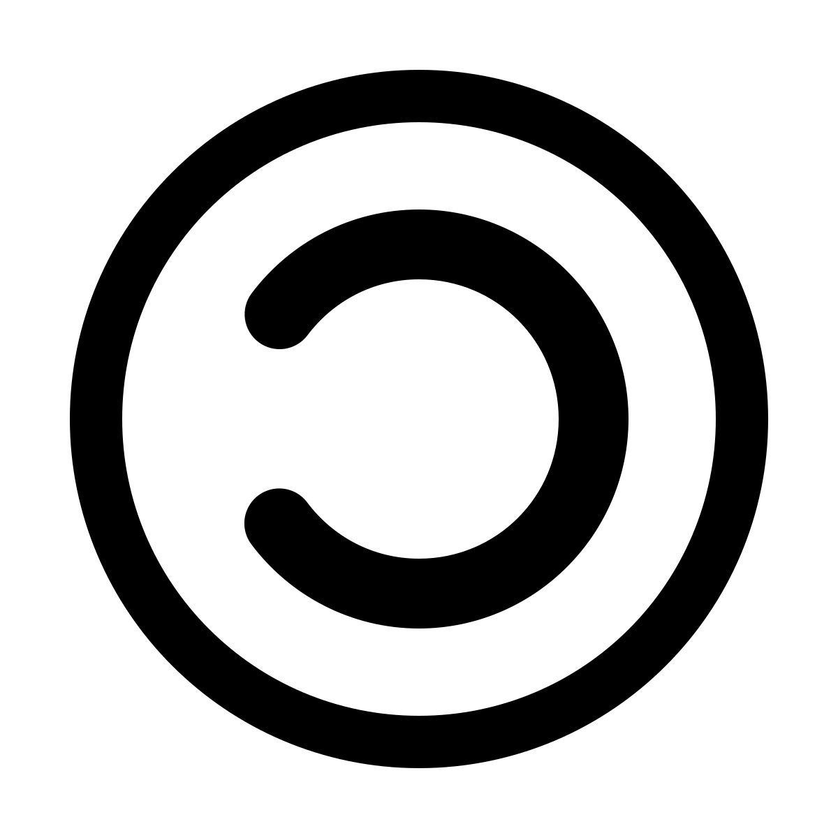 windows 11 outline style 카피 레프트 icon