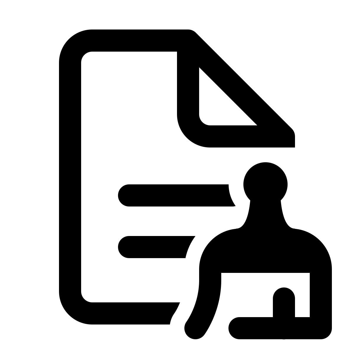 windows 11 outline style documento correto icon