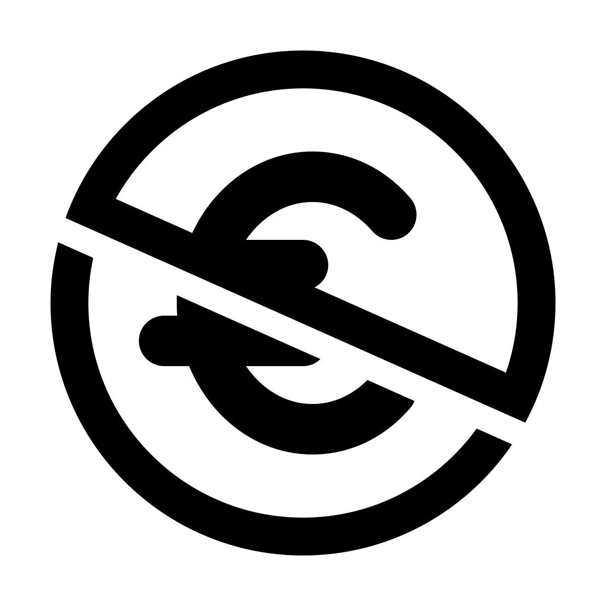 windows 11 outline style creative commons nc eu icon