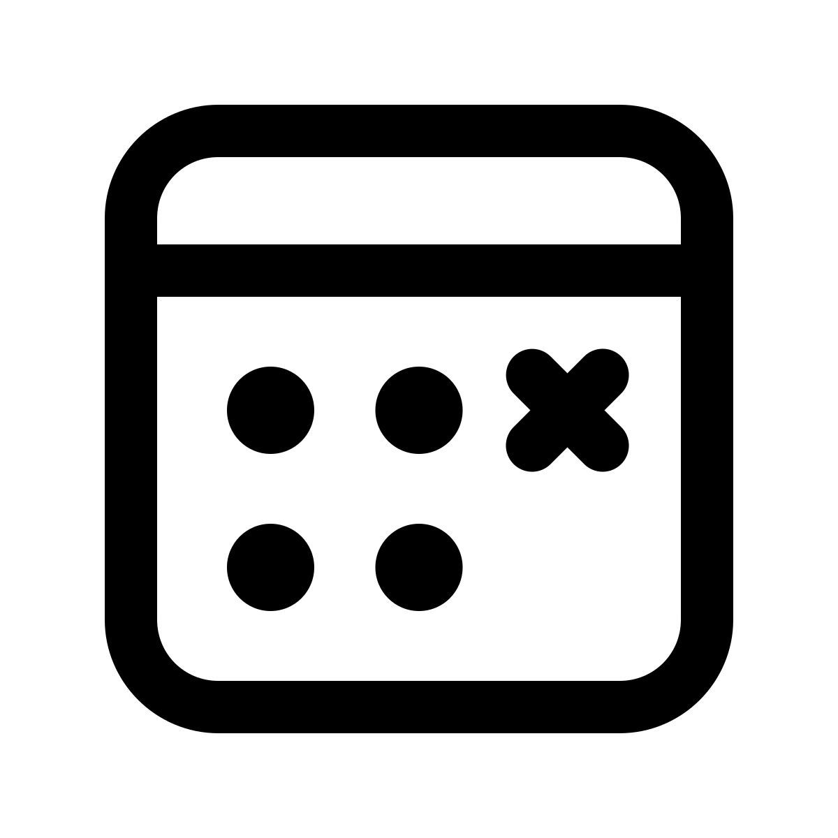 windows 11 outline style day off icon