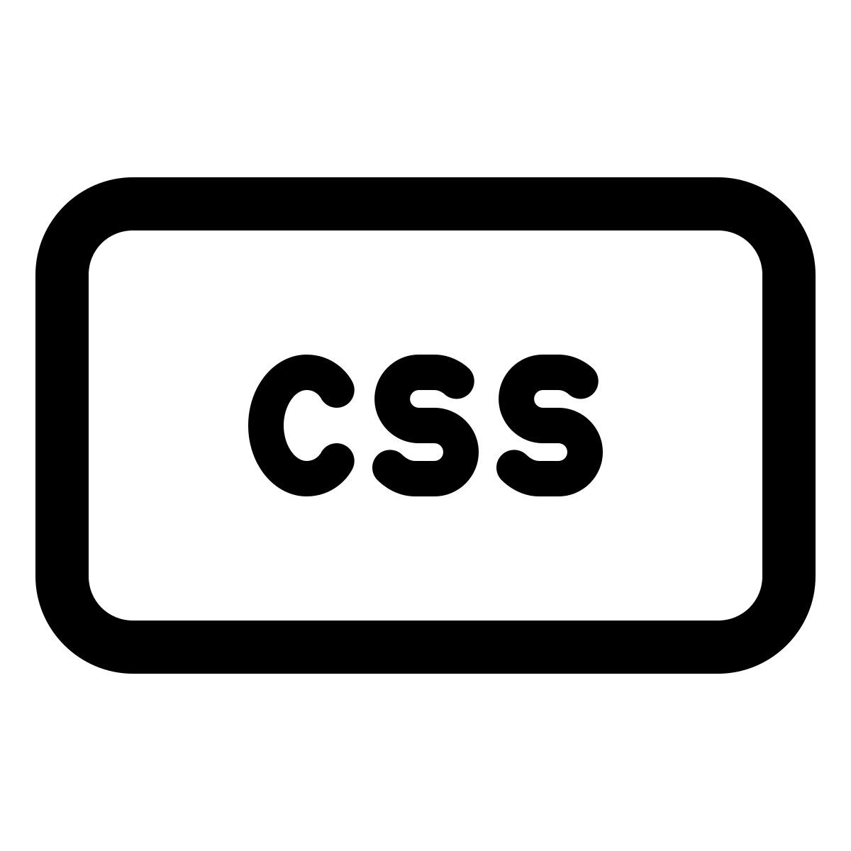 windows 11 outline style css icon