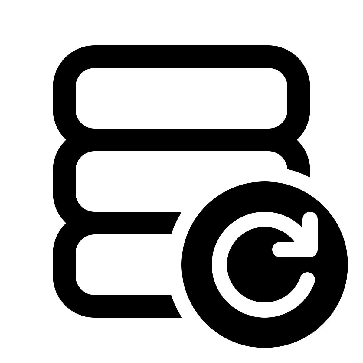 windows 11 outline style 数据备份 icon