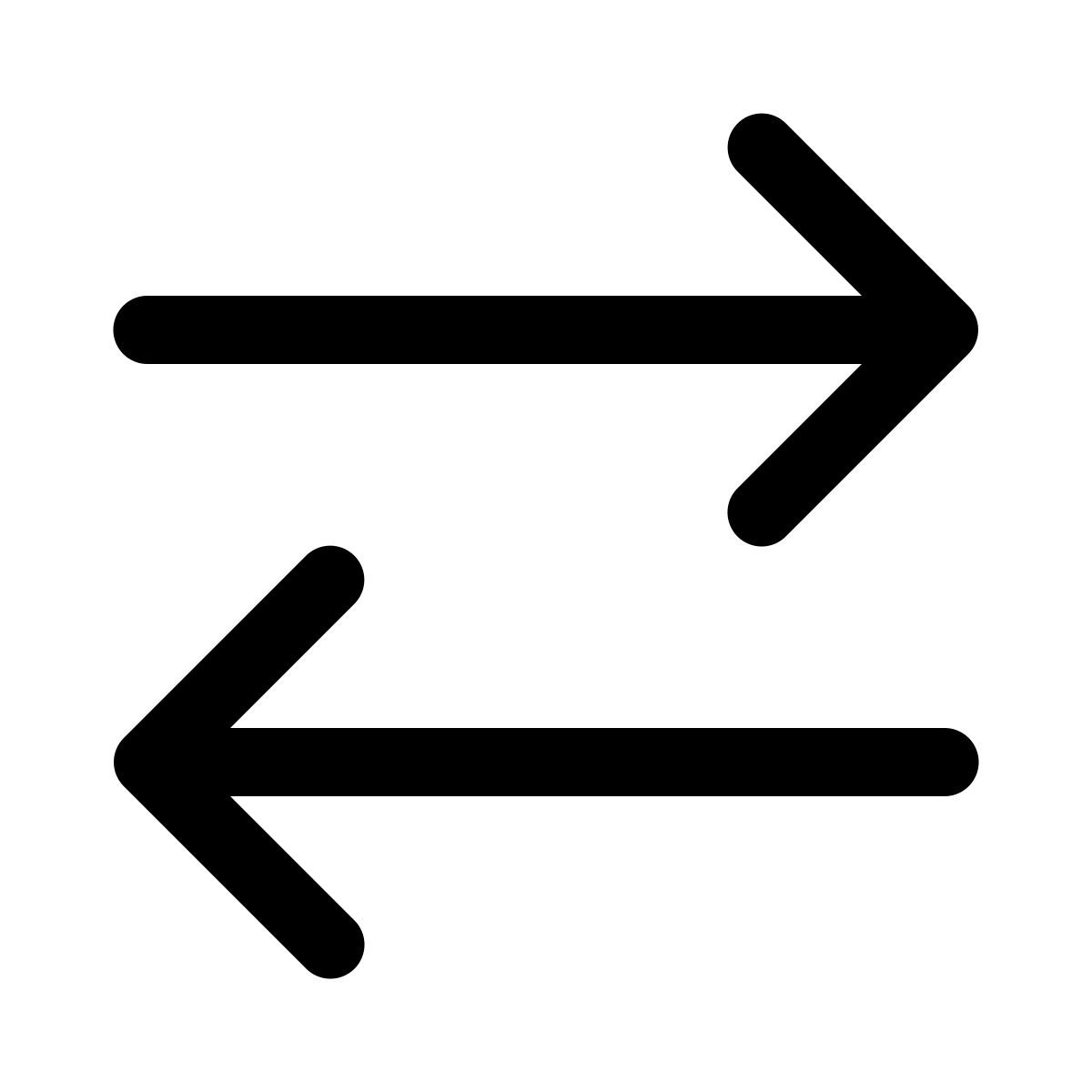 windows 11 outline style données dans les deux directions icon