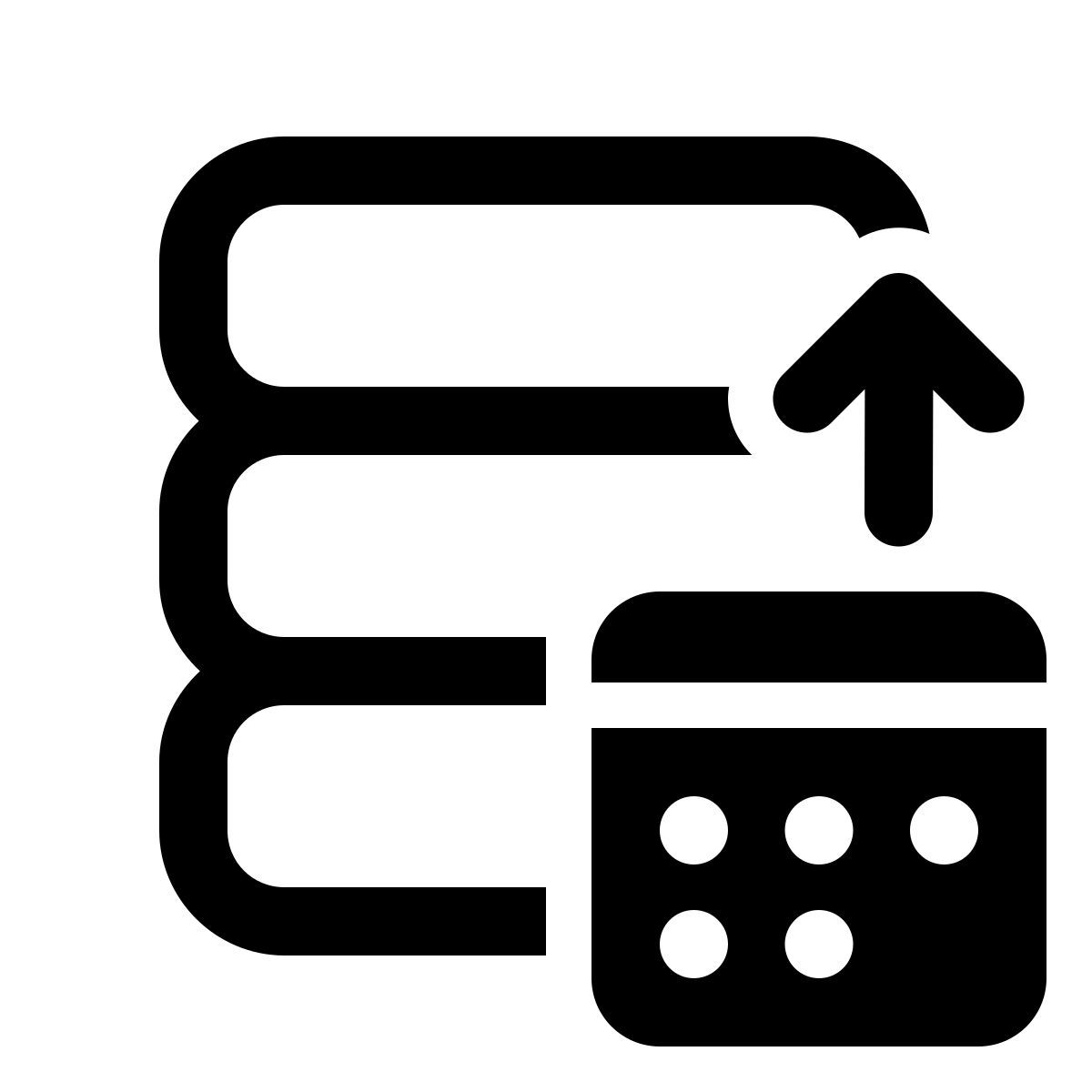 windows 11 outline style 데이터베이스 일일 내보내기 icon