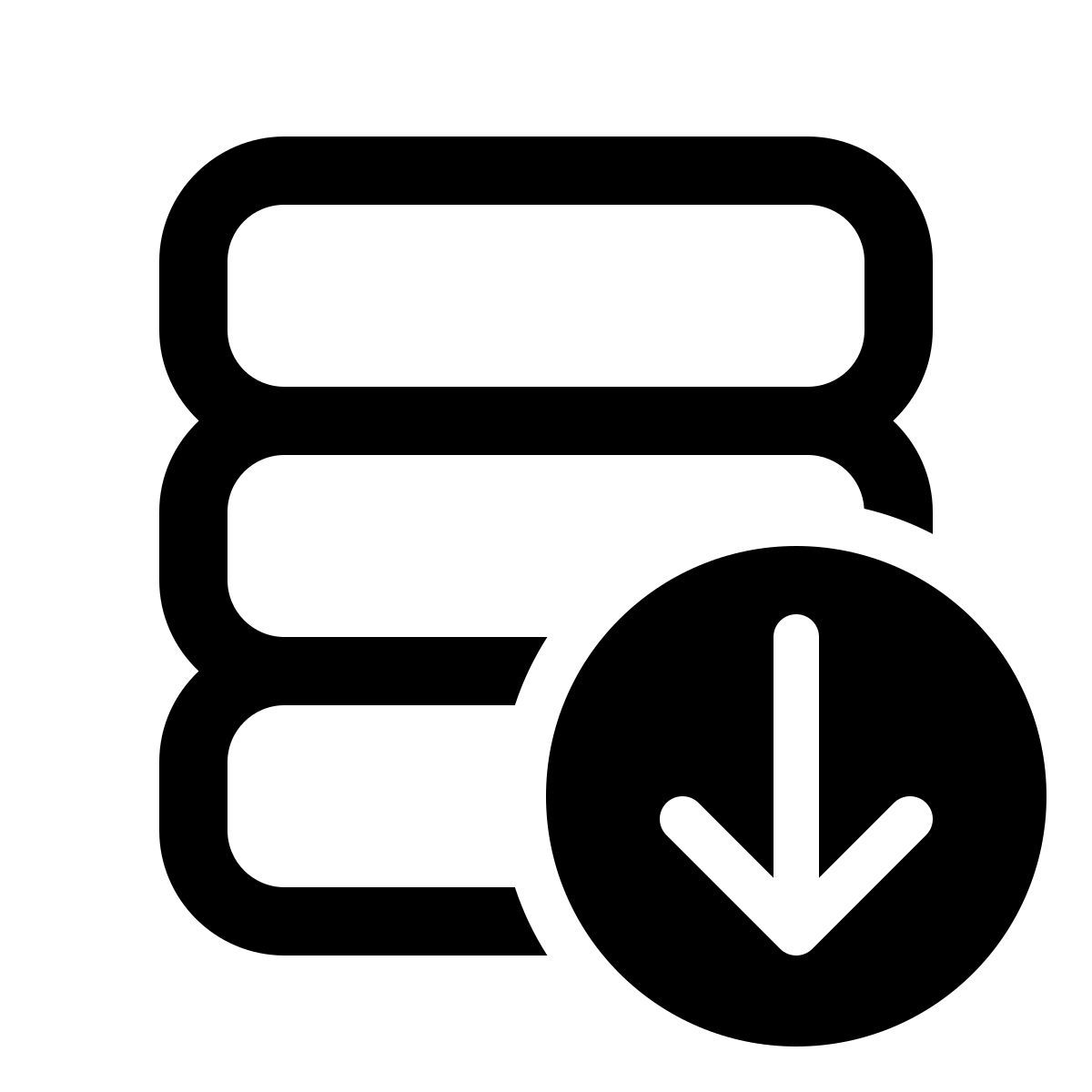 windows 11 outline style 데이터베이스 내보내기 icon