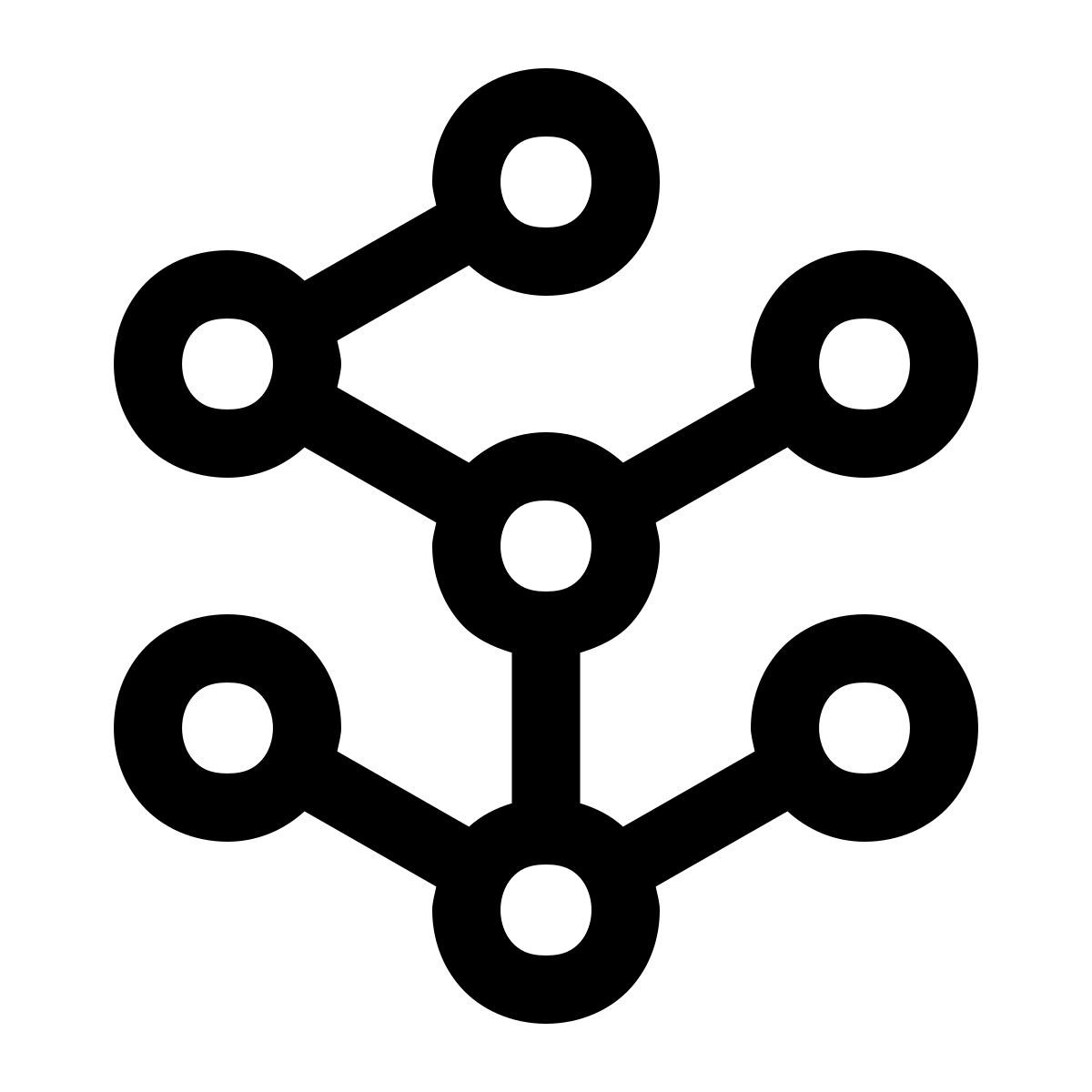 windows 11 outline style 分散网络 icon