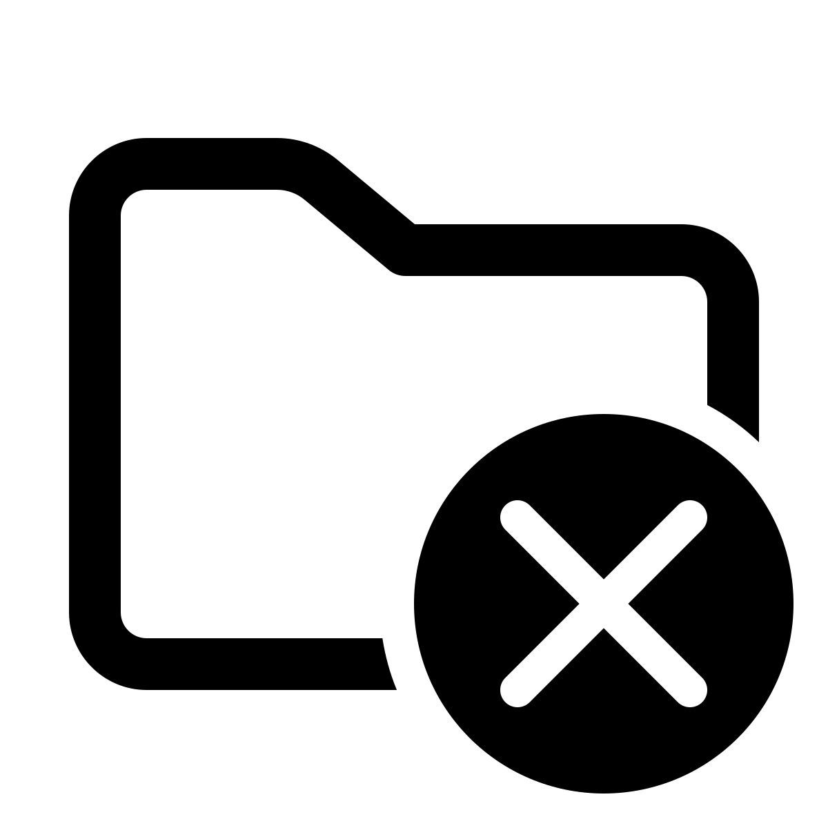 windows 11 outline style supprimer le dossier icon