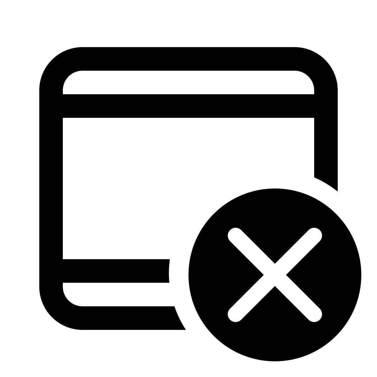 windows 11 outline style 删除幻灯片 icon