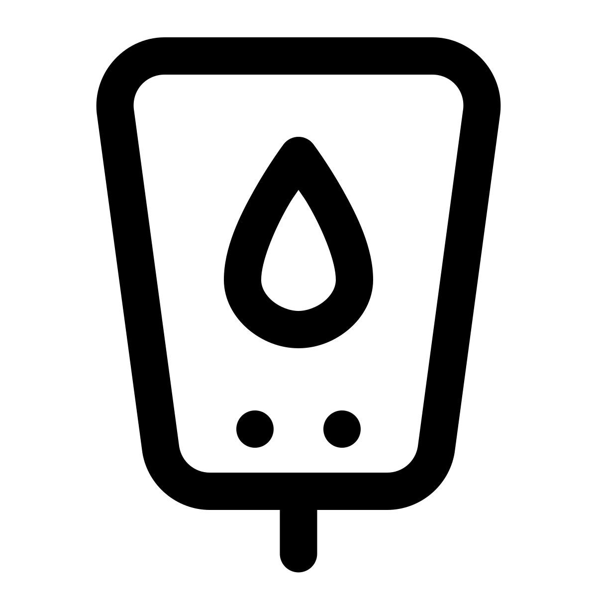 windows 11 outline style monitor de diabetes icon