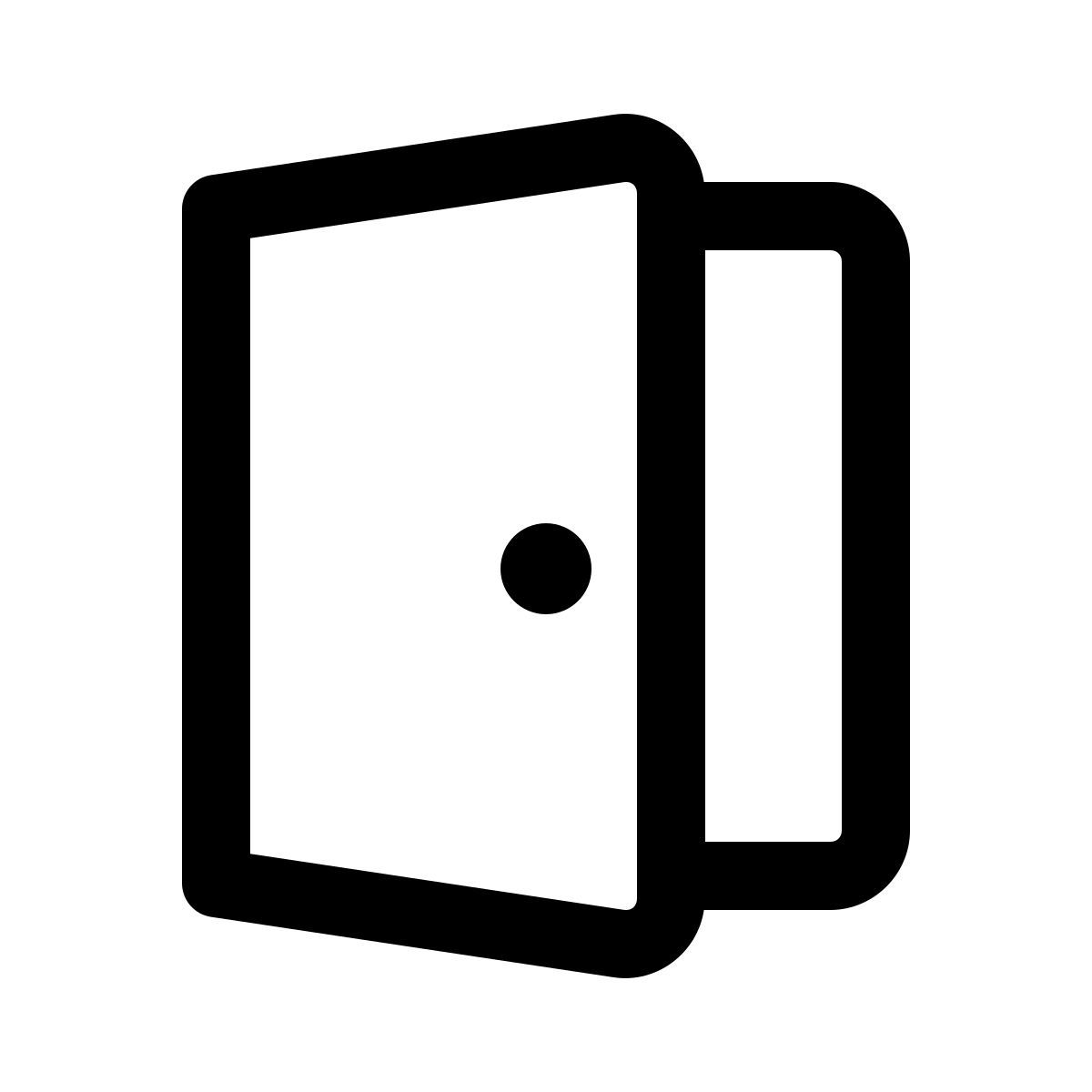 windows 11 outline style porta aperta icon