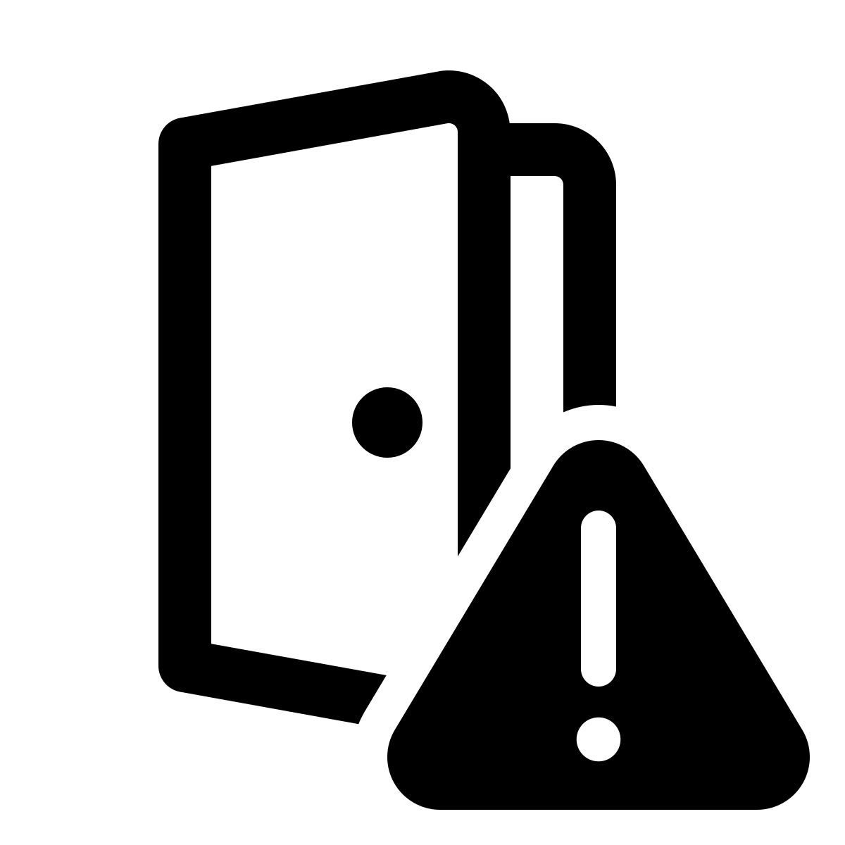 windows 11 outline style erro do sensor da porta icon