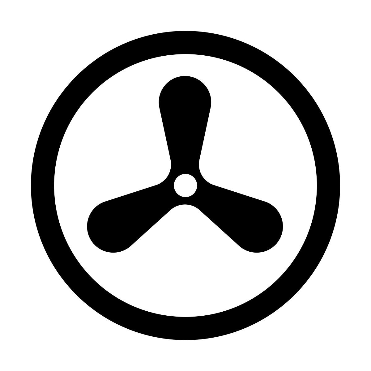 windows 11 outline style ventilator icon