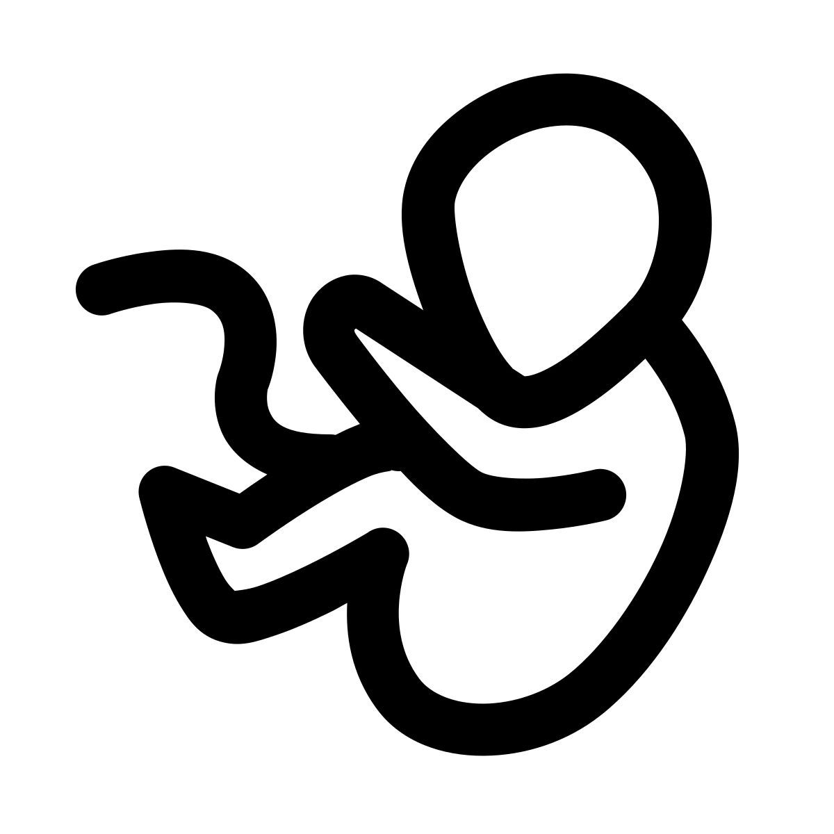 windows 11 outline style fetus icon
