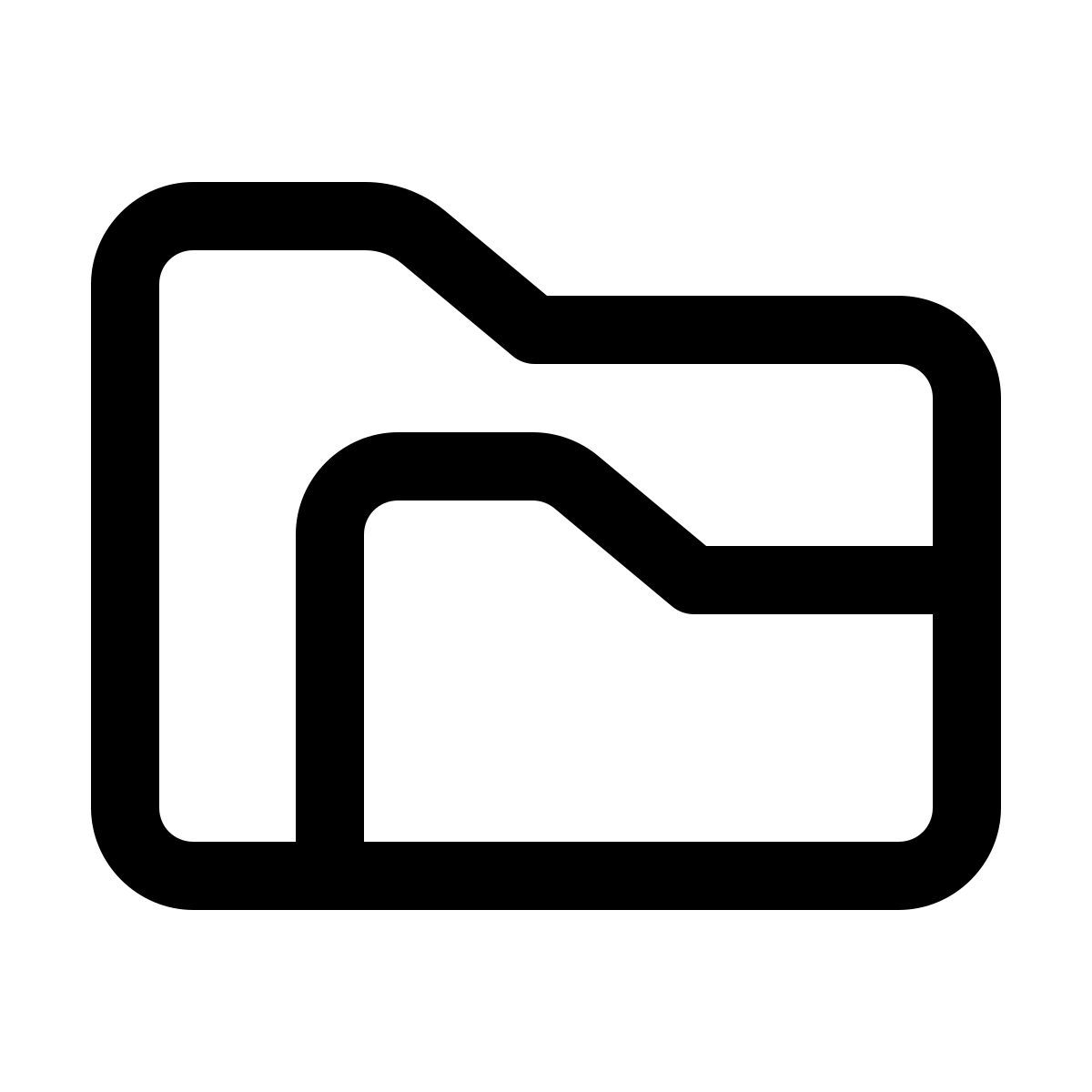 windows 11 outline style ficheiro submódulo icon