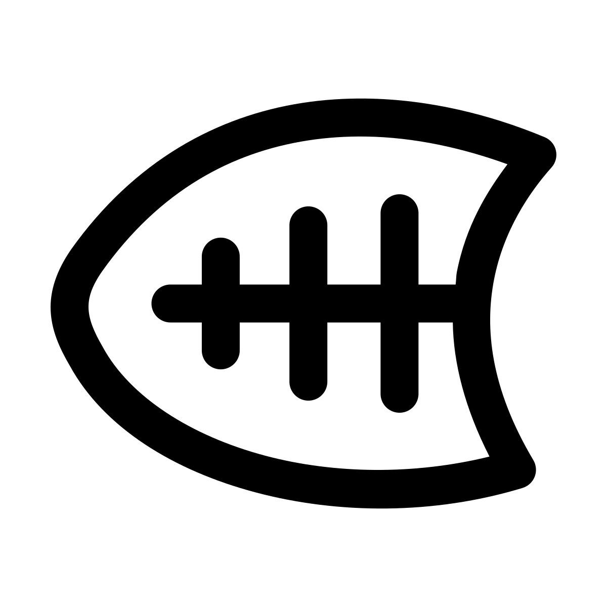 windows 11 outline style 필렛 물고기 icon