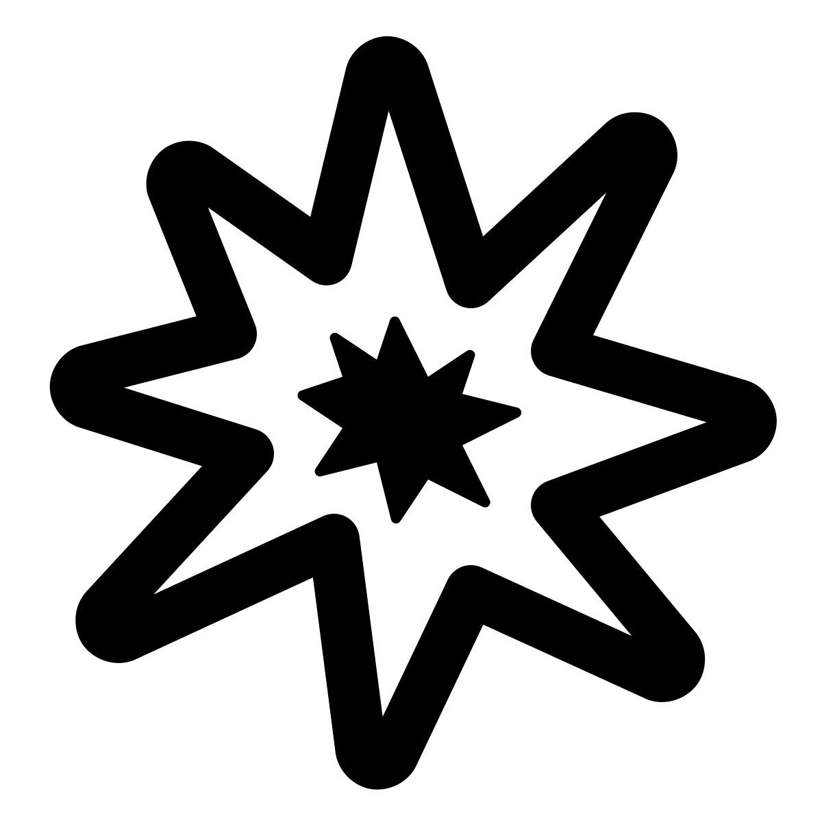 windows 11 outline style 闪光弹 icon