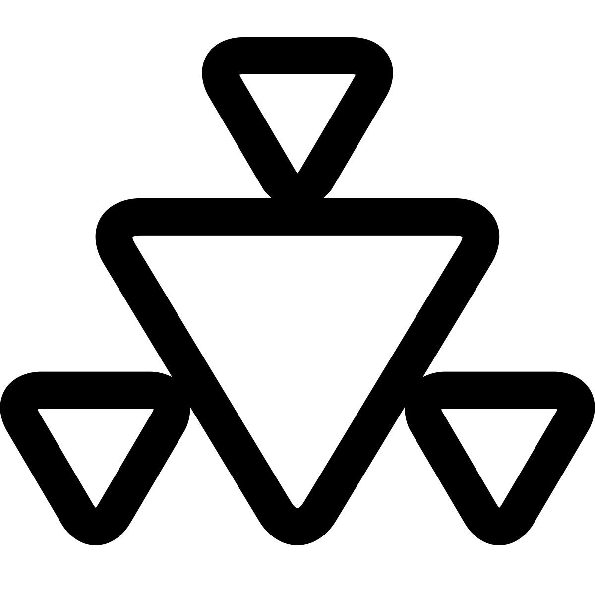 windows 11 outline style fractal icon