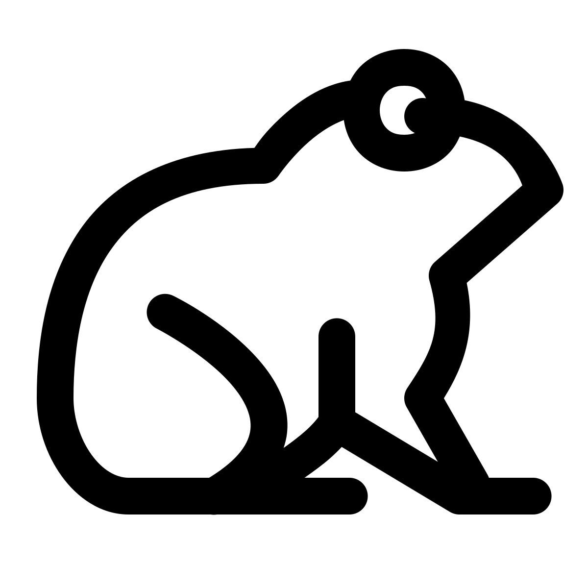 windows 11 outline style 青蛙 icon