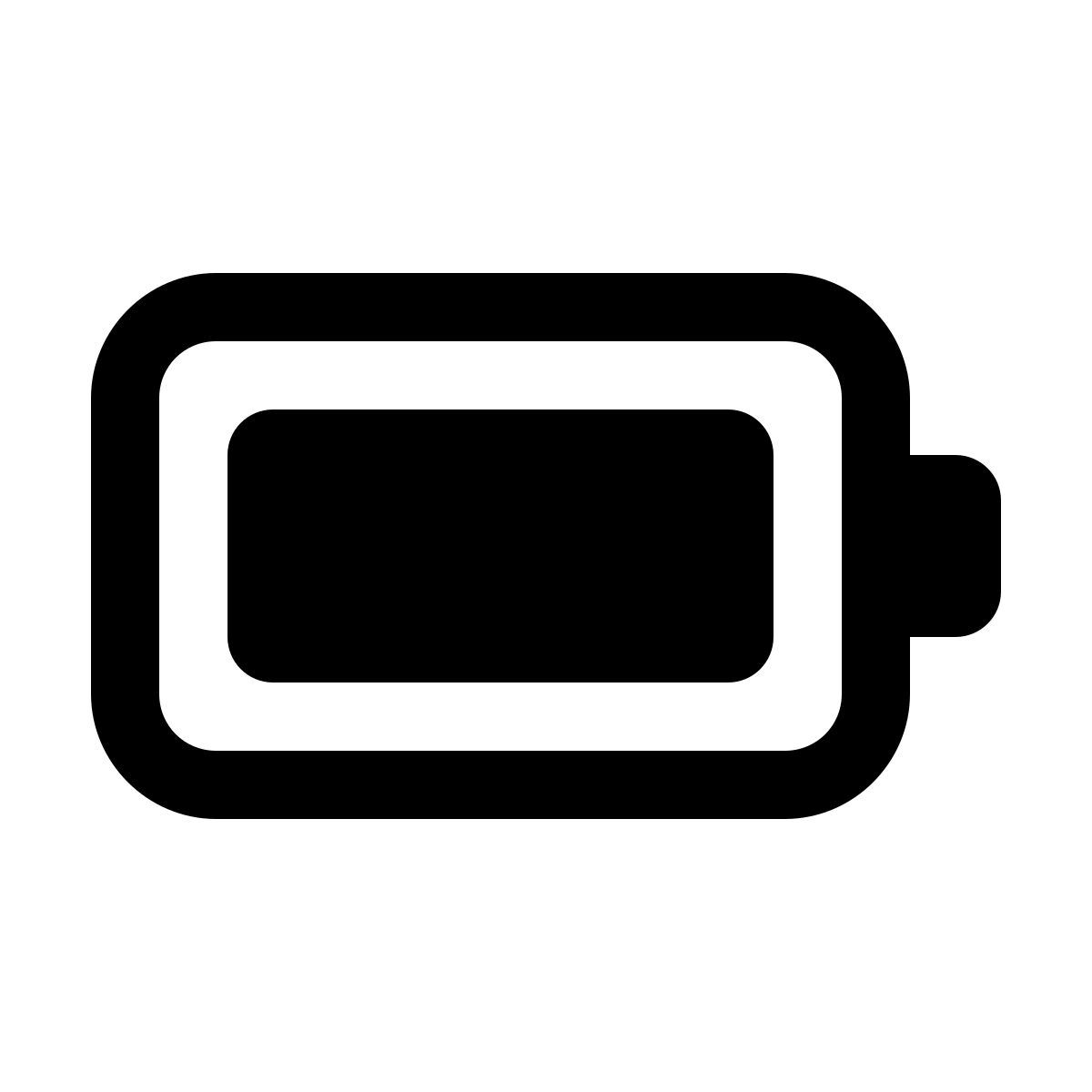 windows 11 outline style batterie pleine icon