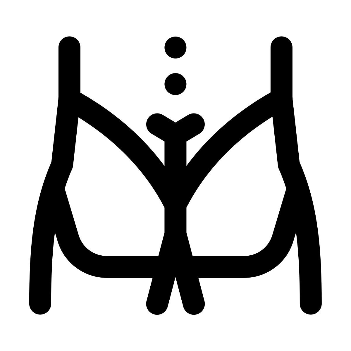 windows 11 outline style glúteos icon