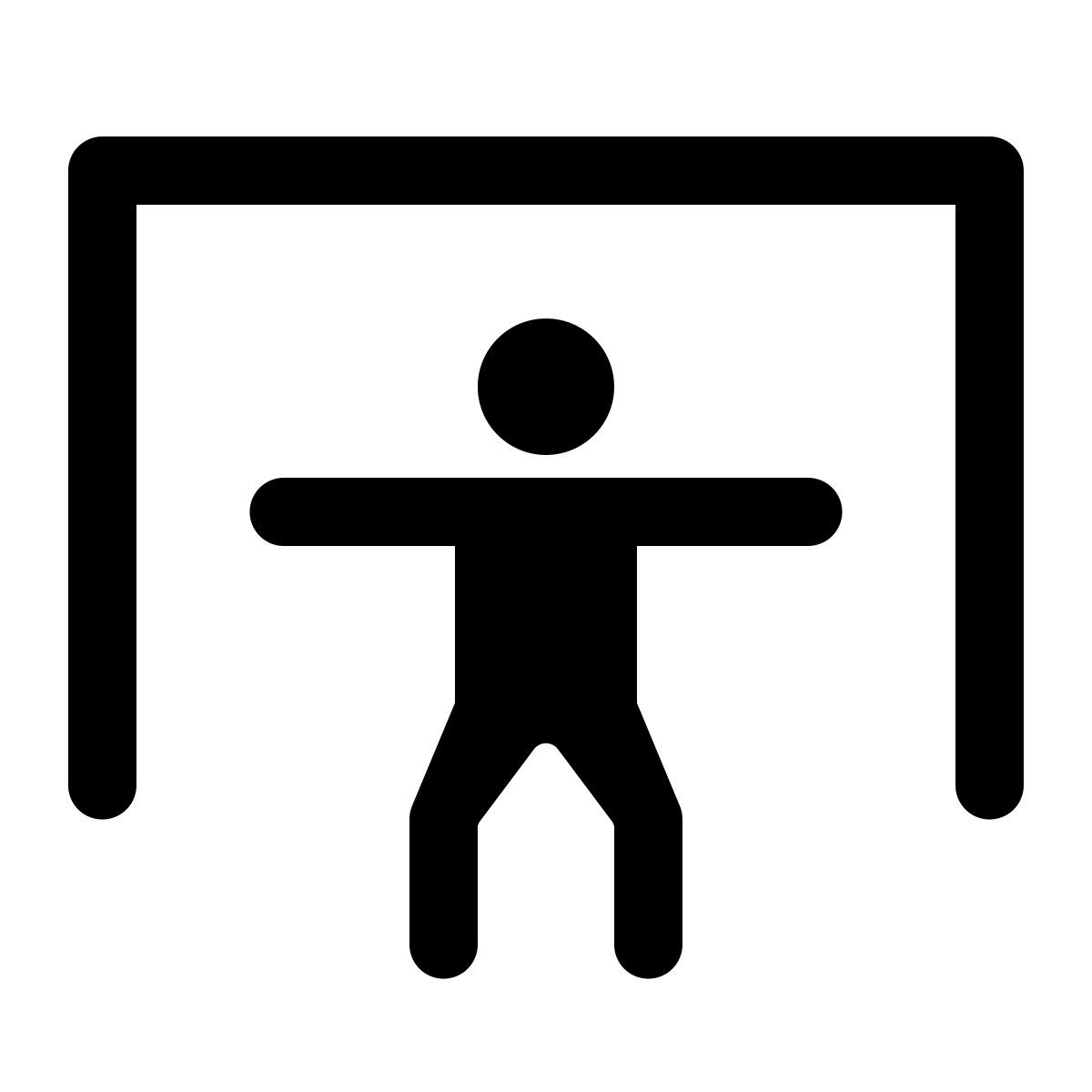 windows 11 outline style portiere con rete icon