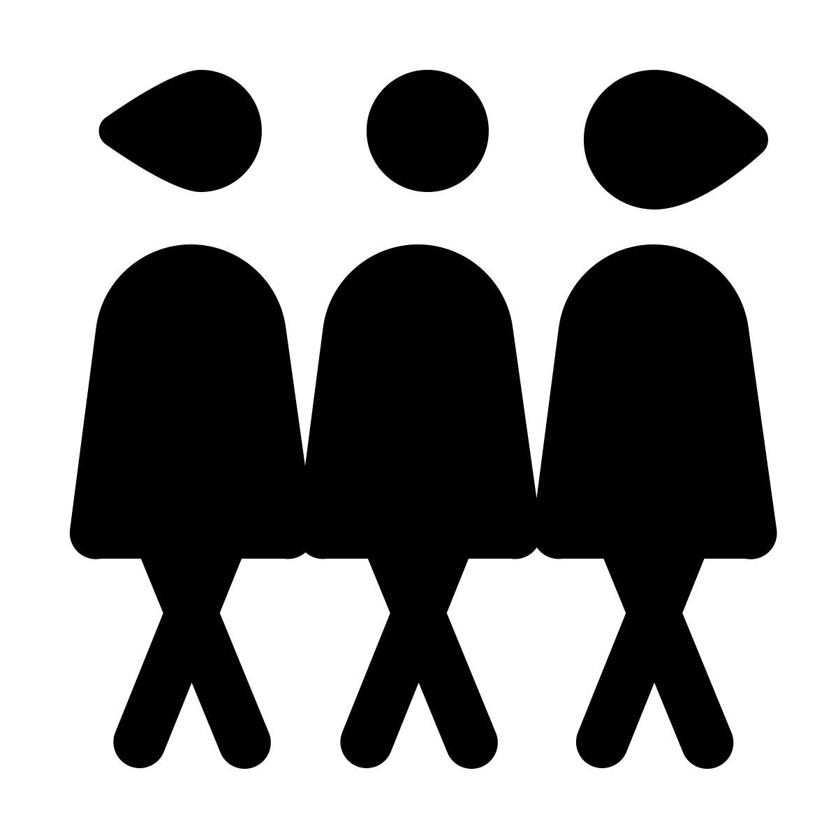 windows 11 outline style 希腊民间舞蹈 icon