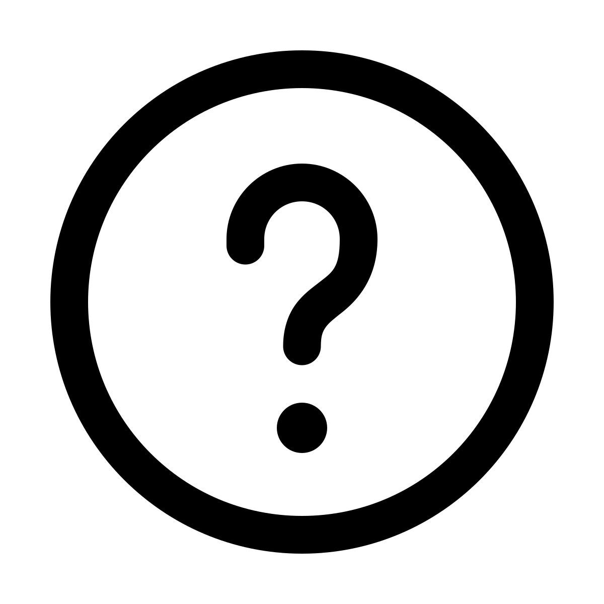 windows 11 outline style help icon