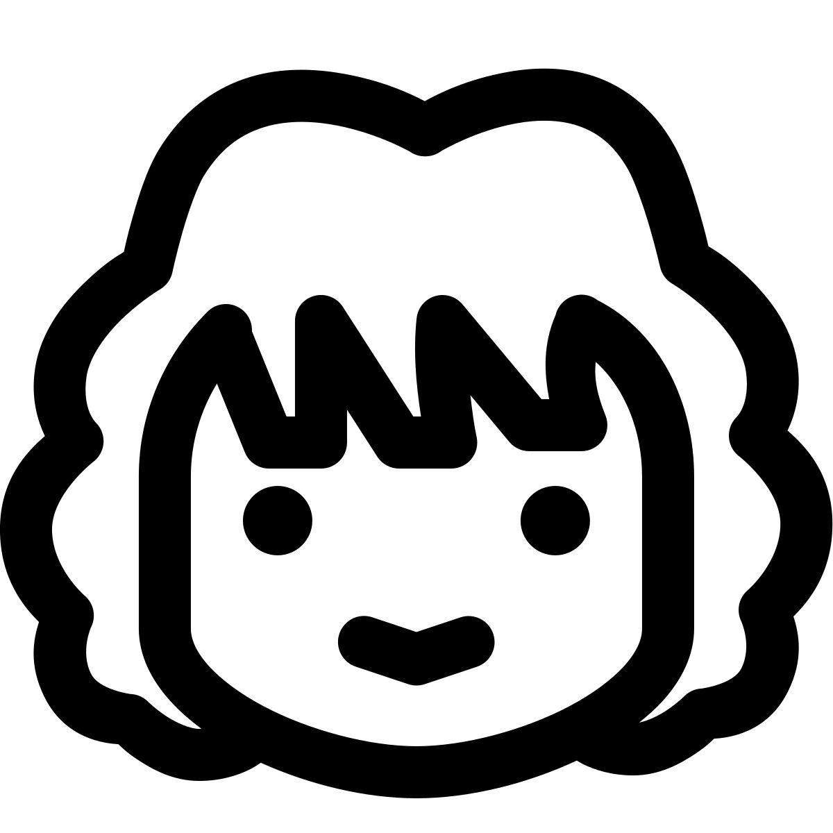 windows 11 outline style muñeca hermione granger icon