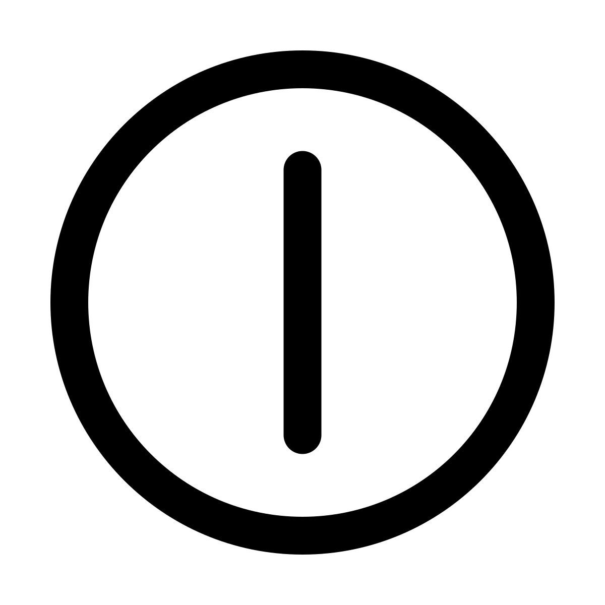 windows 11 outline style 최대 절전 모드 icon