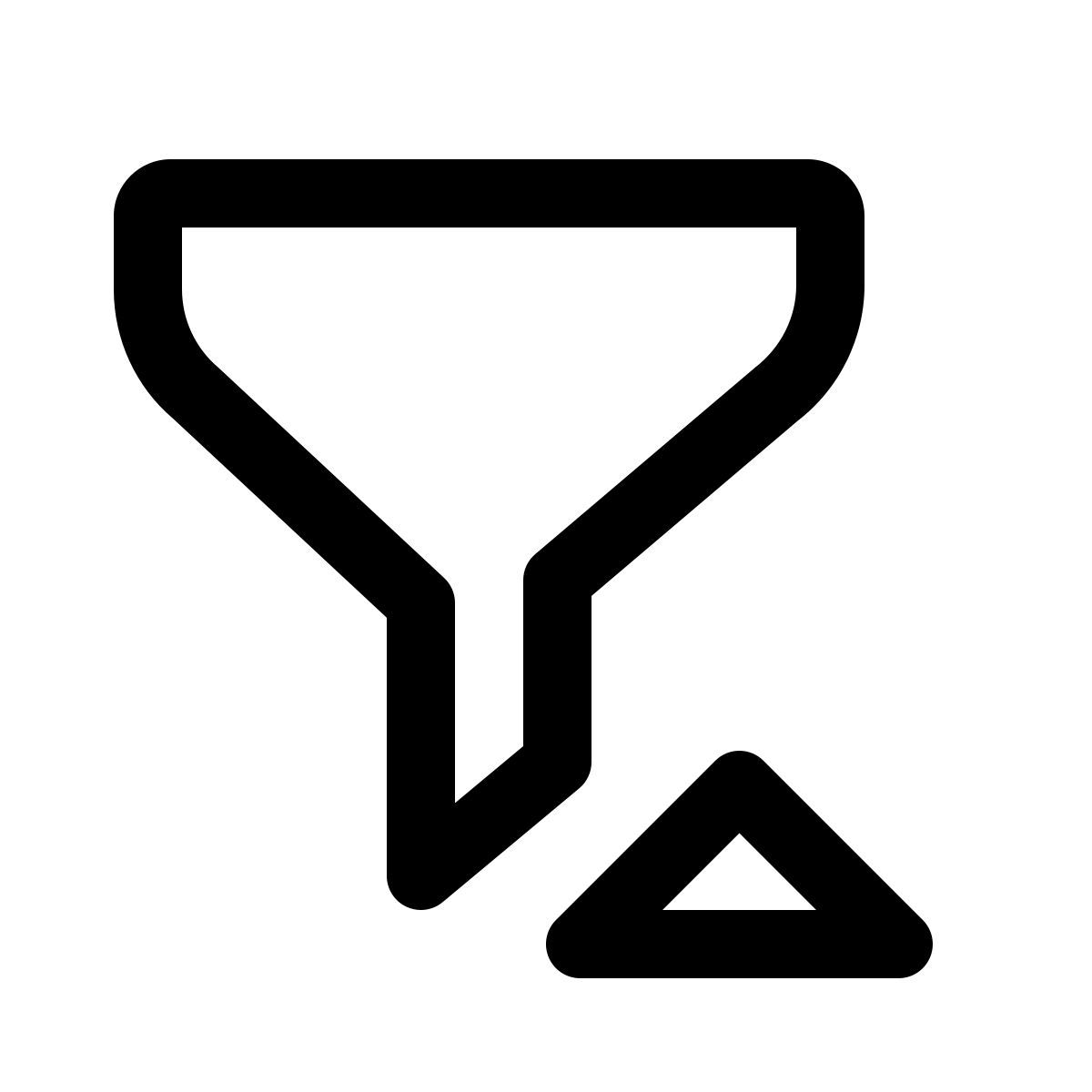 windows 11 outline style 높은 지표 필터 icon