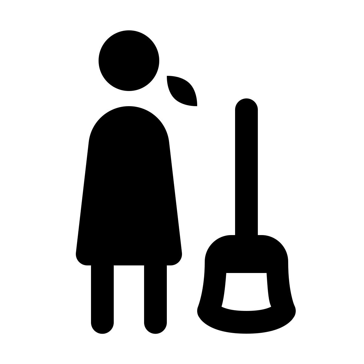 windows 11 outline style governante donna icon