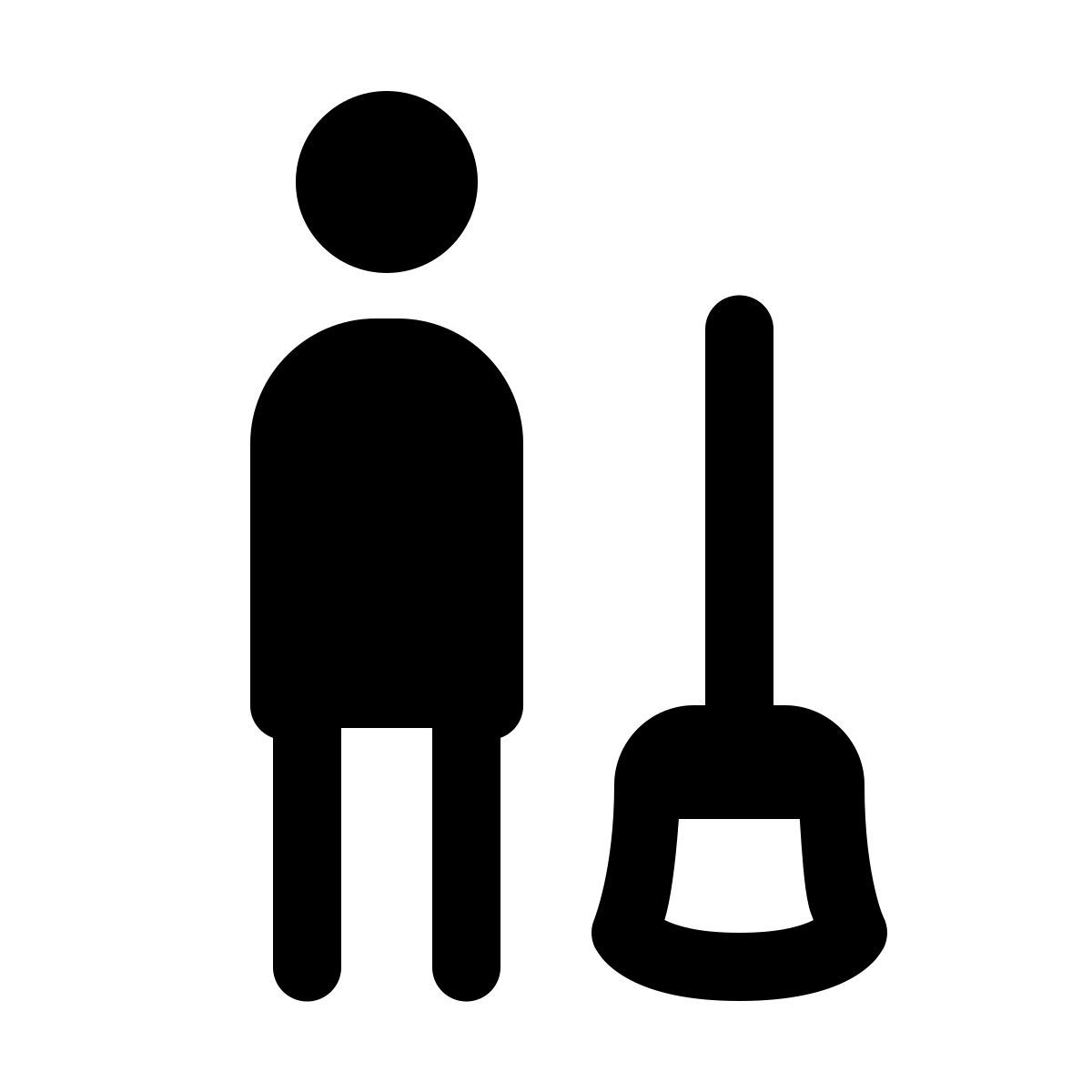 windows 11 outline style 男管家 icon