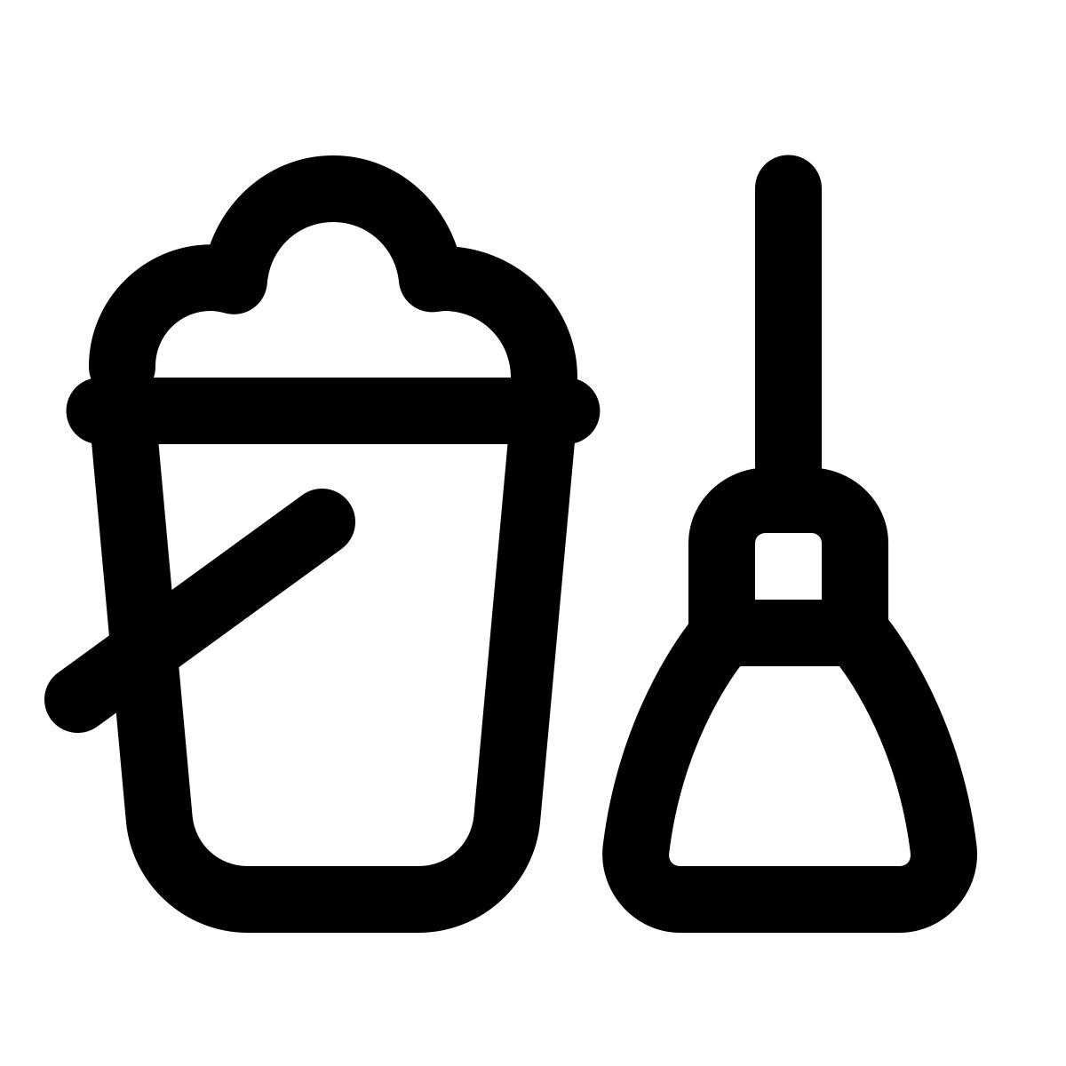 windows 11 outline style 家政 icon
