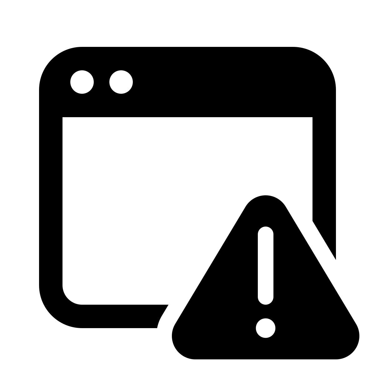 windows 11 outline style http error code icon