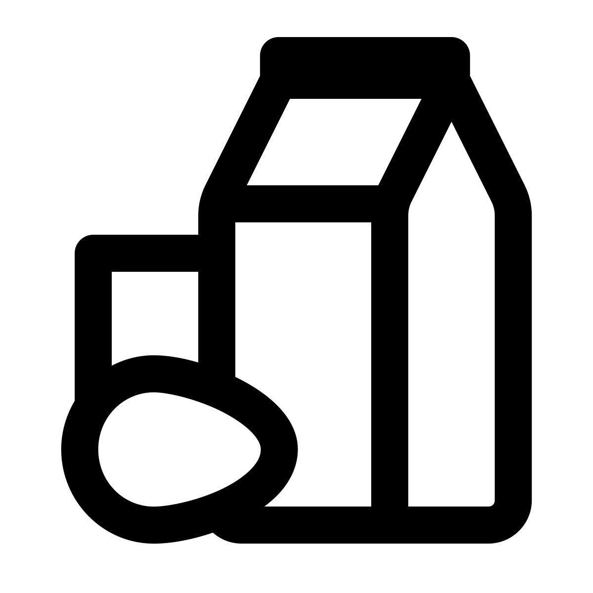 windows 11 outline style ingredients for cooking icon