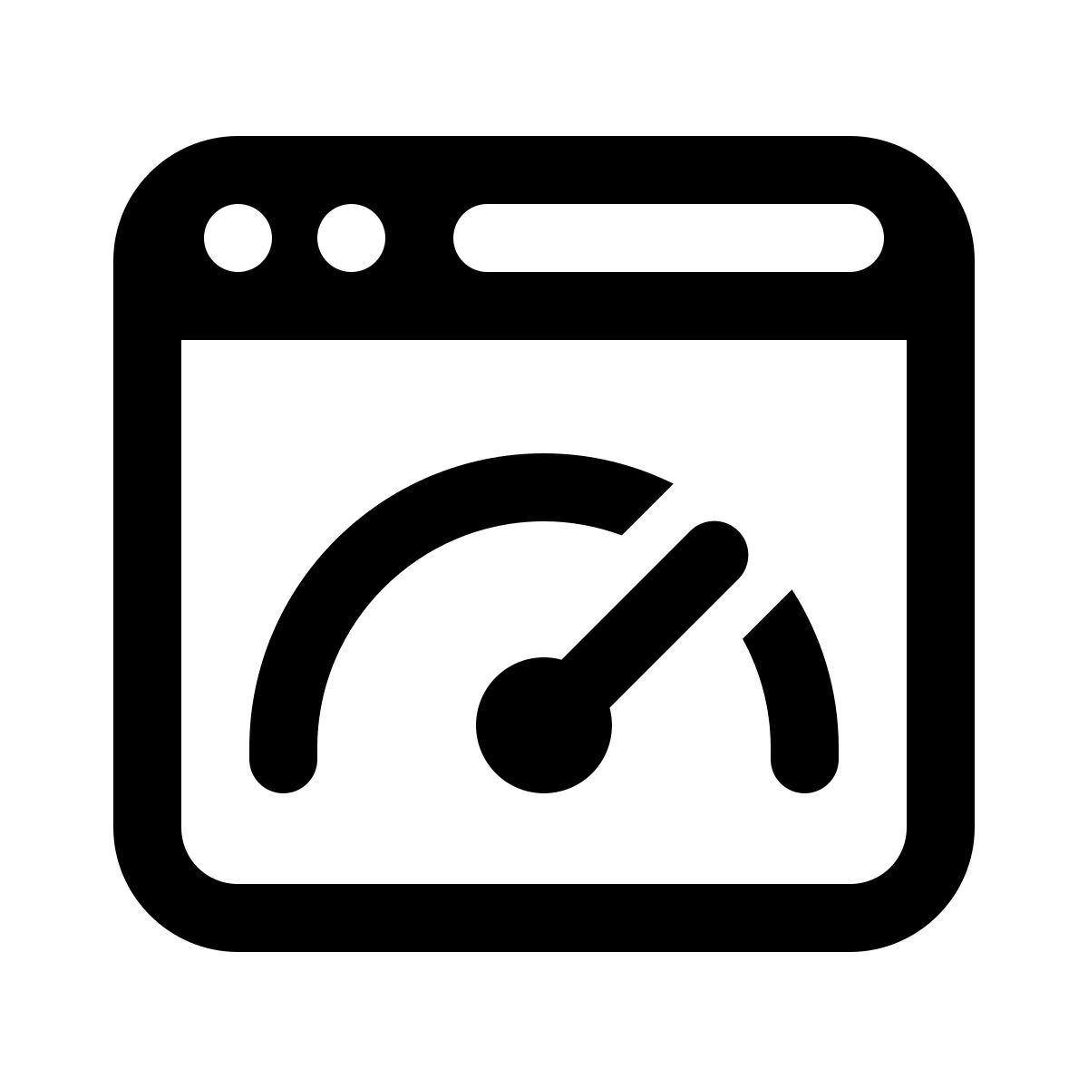 windows 11 outline style internet speed test icon