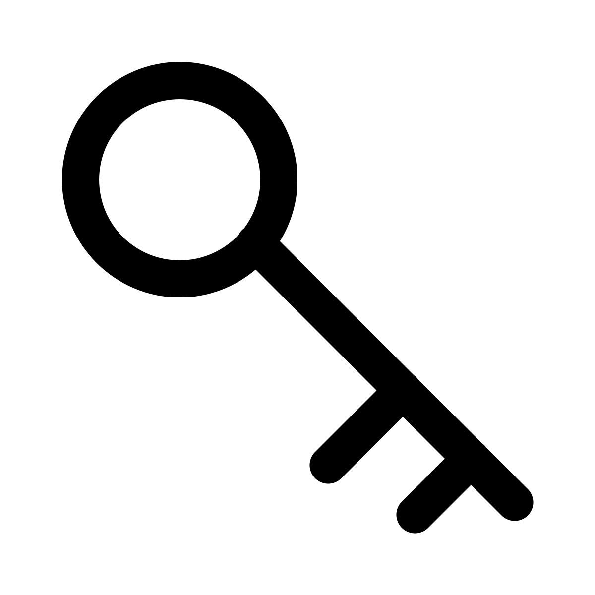 windows 11 outline style chiave 2 icon