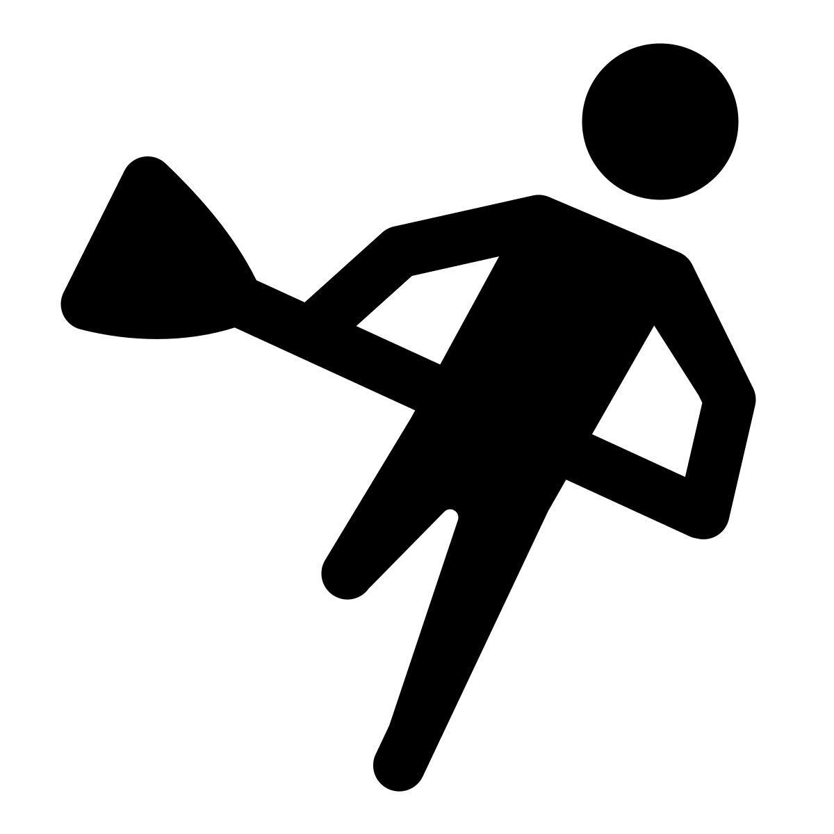 windows 11 outline style lacrosse spieler icon