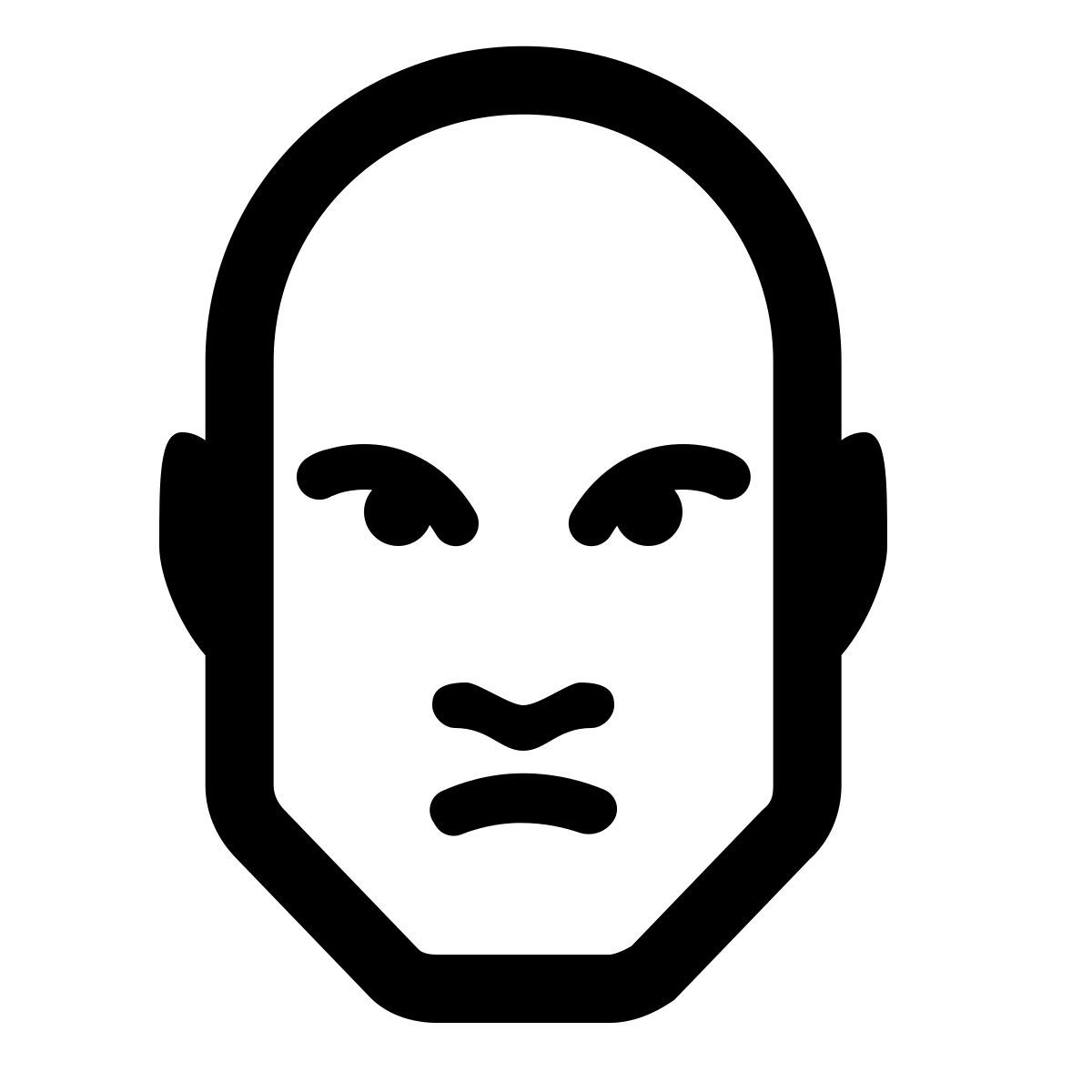 windows 11 outline style lex luthor icon