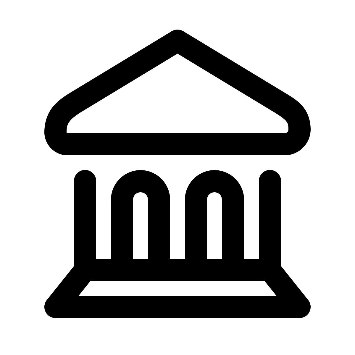 windows 11 outline style 图书馆 icon