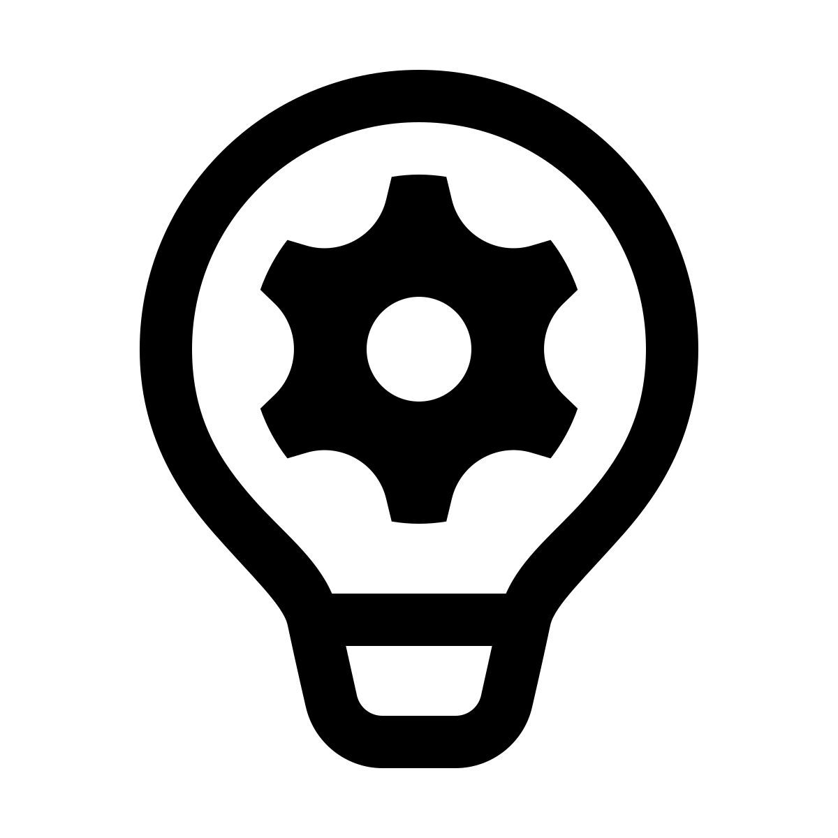 windows 11 outline style automazione luce icon