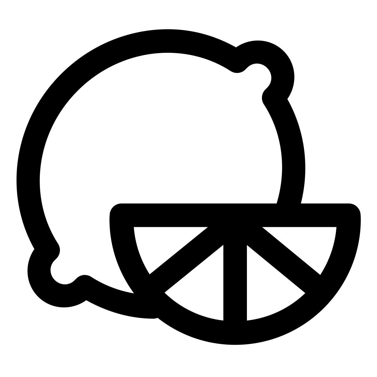 windows 11 outline style 라임 icon